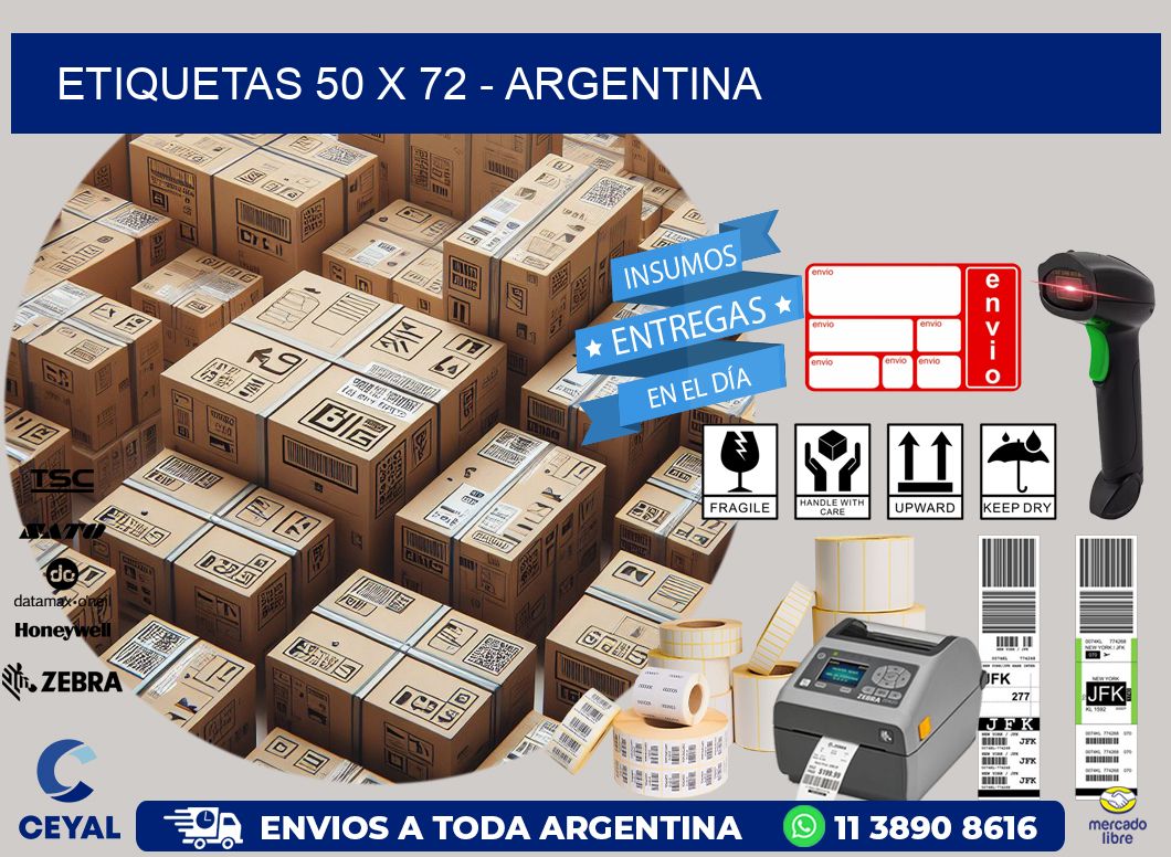 ETIQUETAS 50 x 72 - ARGENTINA