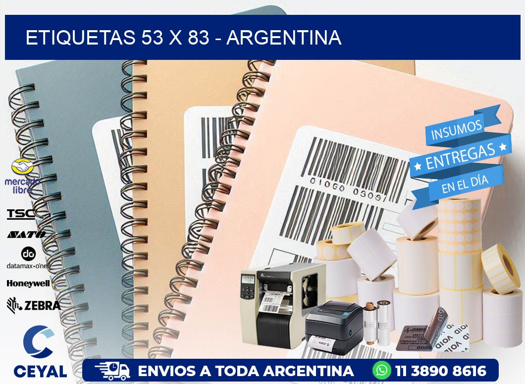 ETIQUETAS 53 x 83 - ARGENTINA