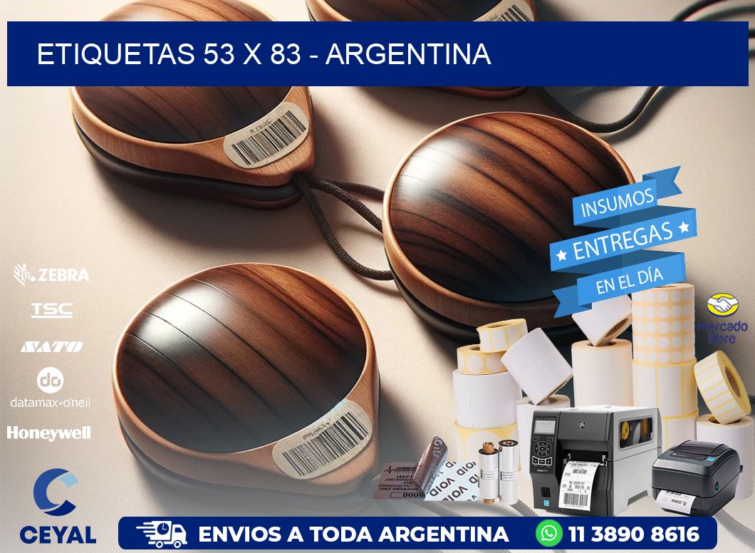 ETIQUETAS 53 x 83 - ARGENTINA