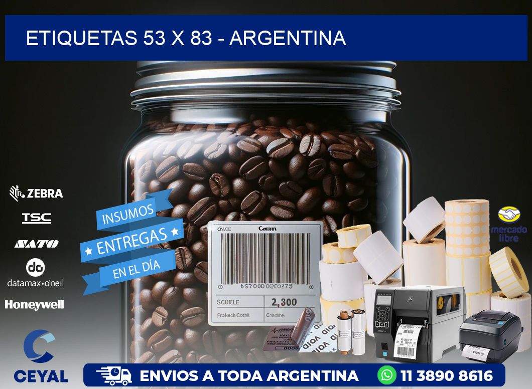 ETIQUETAS 53 x 83 - ARGENTINA