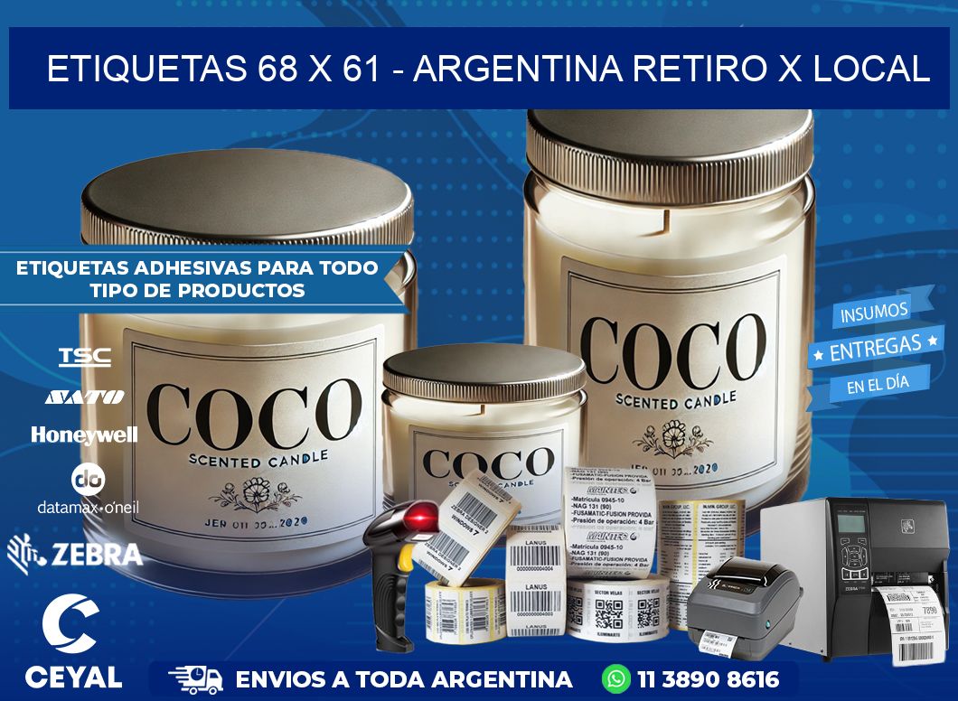 ETIQUETAS 68 x 61 – ARGENTINA RETIRO X LOCAL