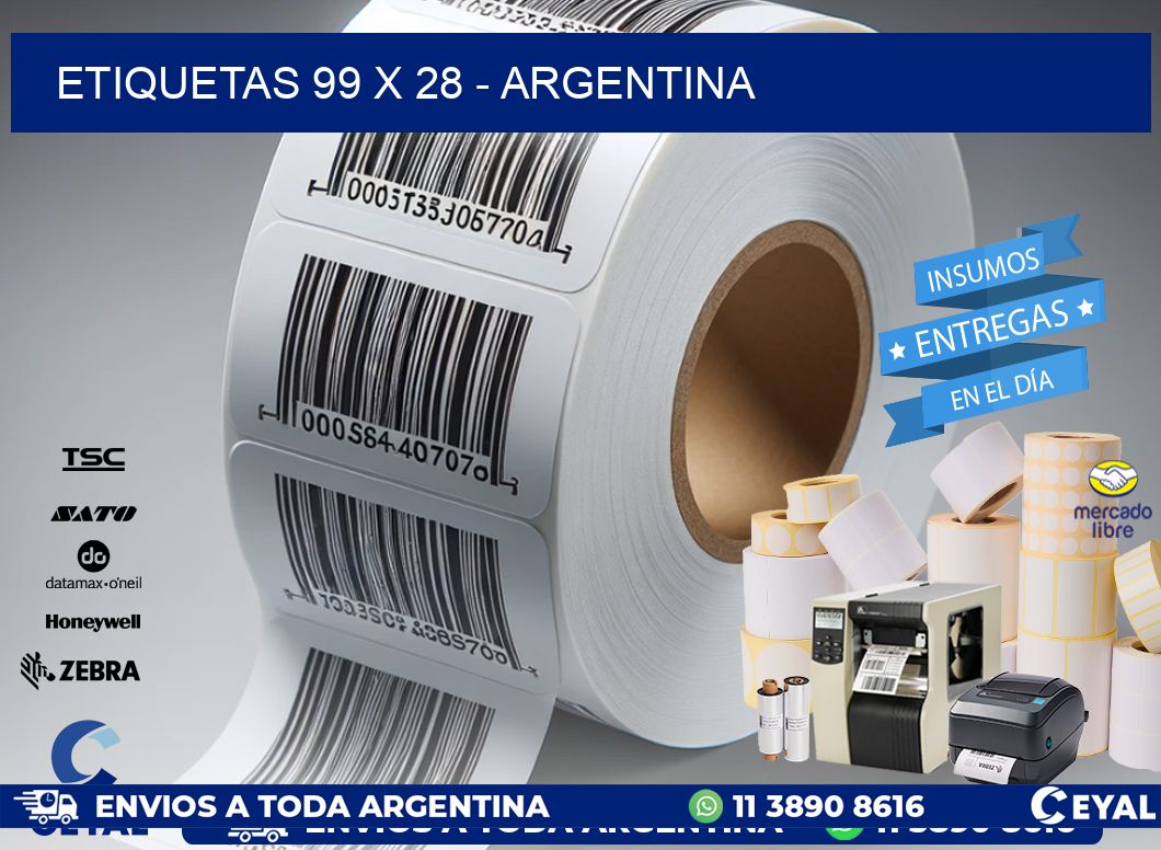 ETIQUETAS 99 x 28 - ARGENTINA