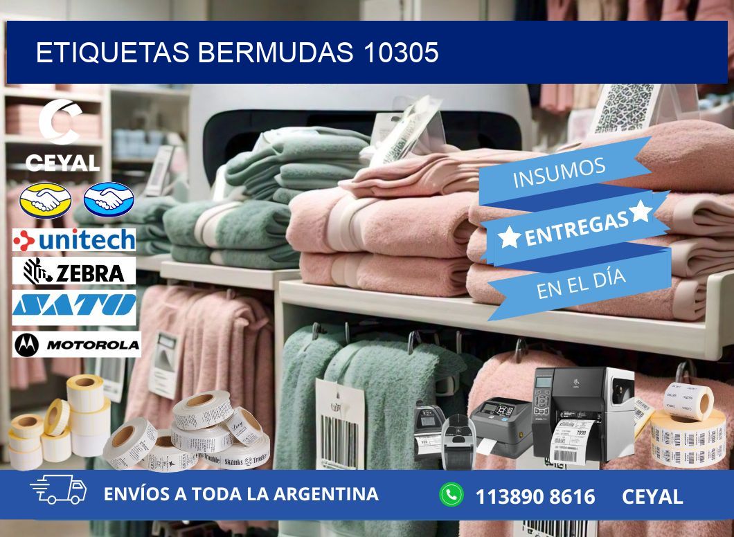 ETIQUETAS BERMUDAS 10305