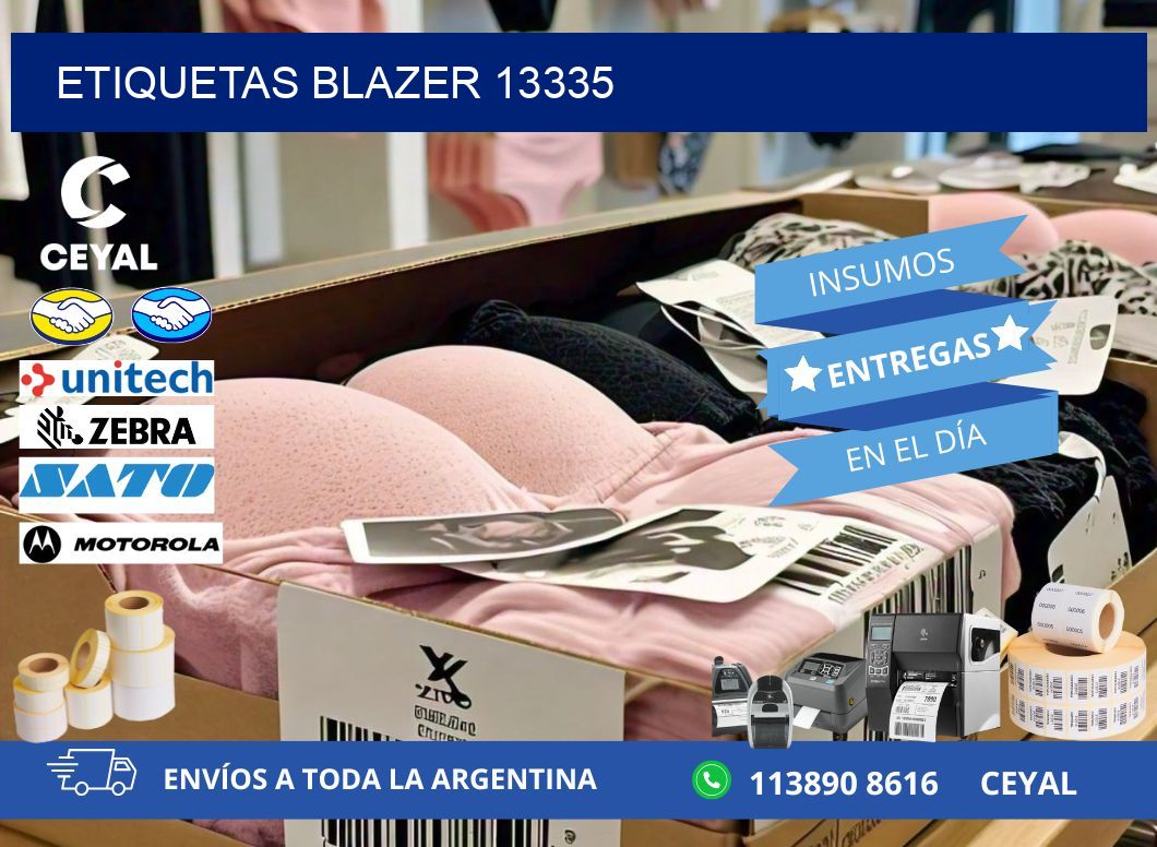 ETIQUETAS BLAZER 13335