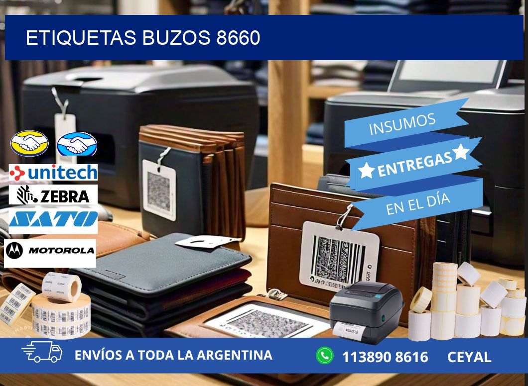 ETIQUETAS BUZOS 8660