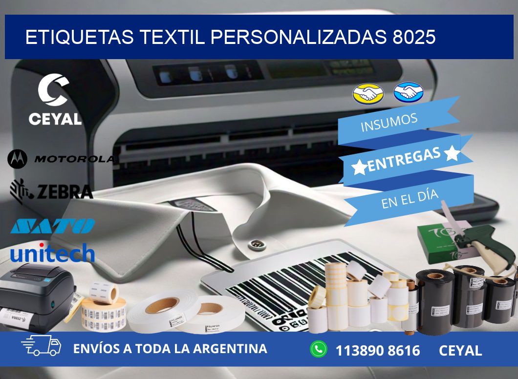 ETIQUETAS TEXTIL PERSONALIZADAS 8025