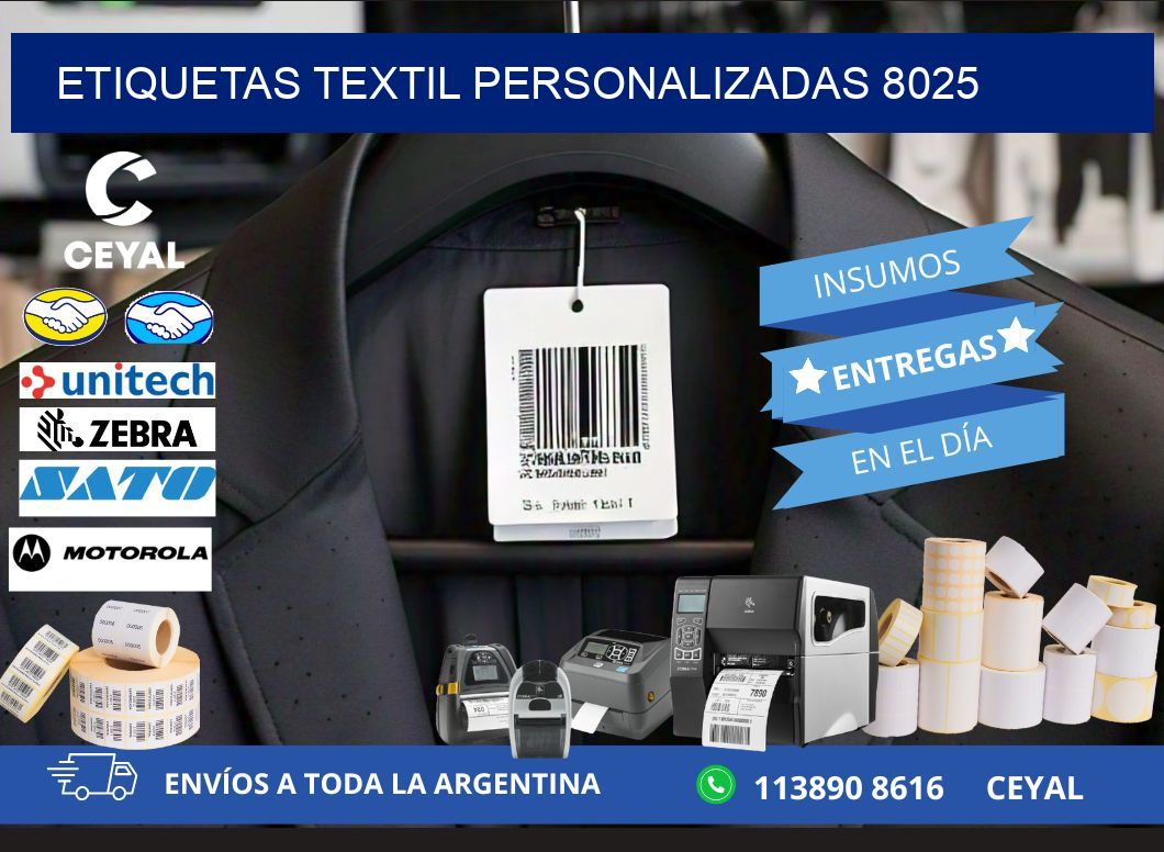 ETIQUETAS TEXTIL PERSONALIZADAS 8025