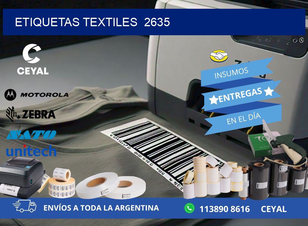 ETIQUETAS TEXTILES  2635