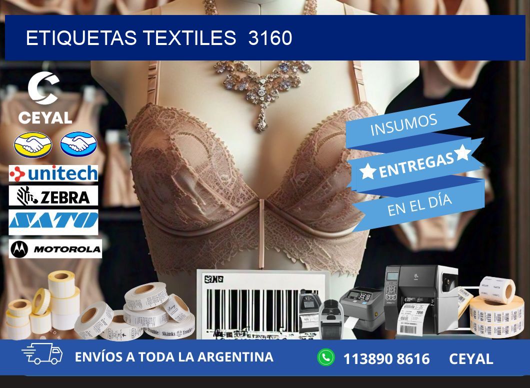 ETIQUETAS TEXTILES  3160