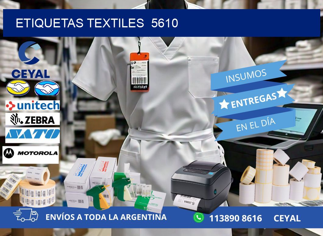 ETIQUETAS TEXTILES  5610