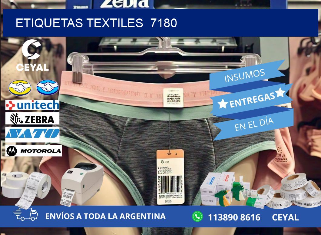 ETIQUETAS TEXTILES  7180