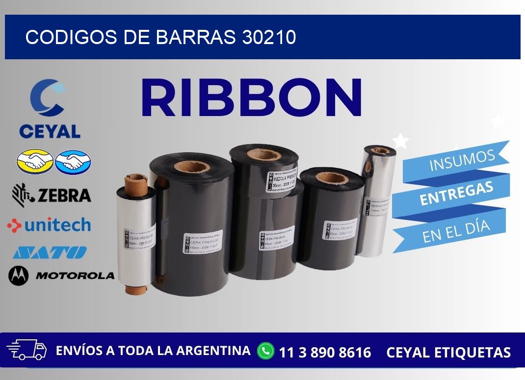 CODIGOS DE BARRAS 30210