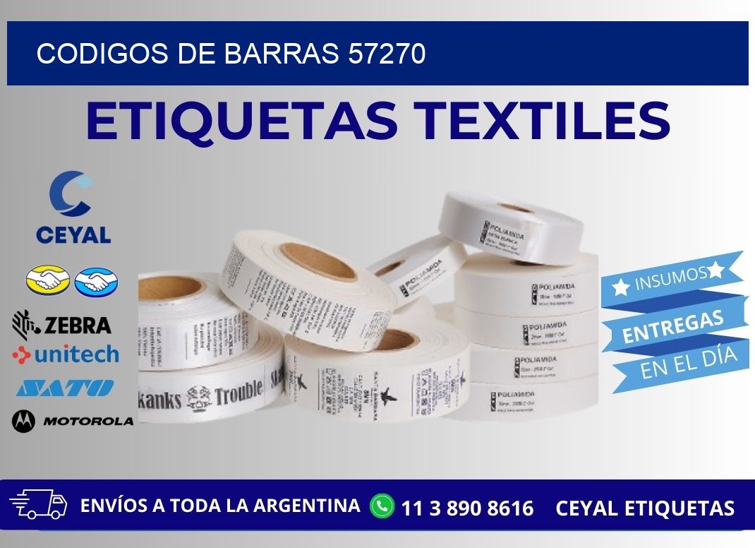 CODIGOS DE BARRAS 57270