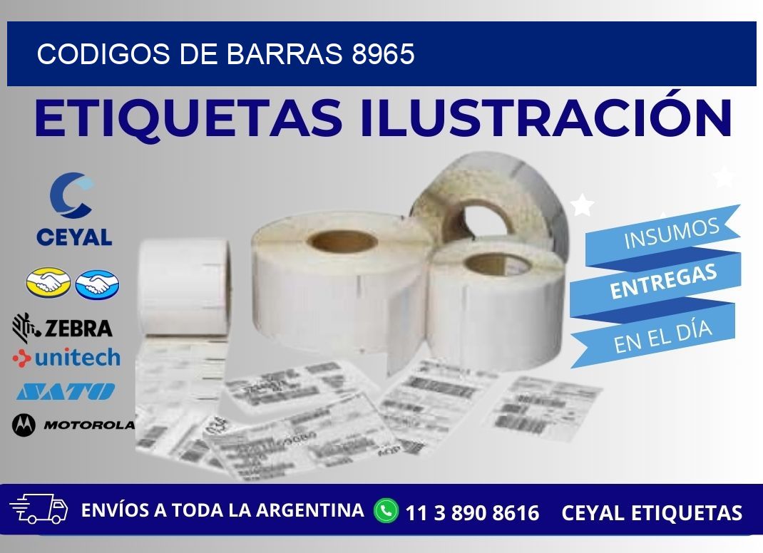 CODIGOS DE BARRAS 8965