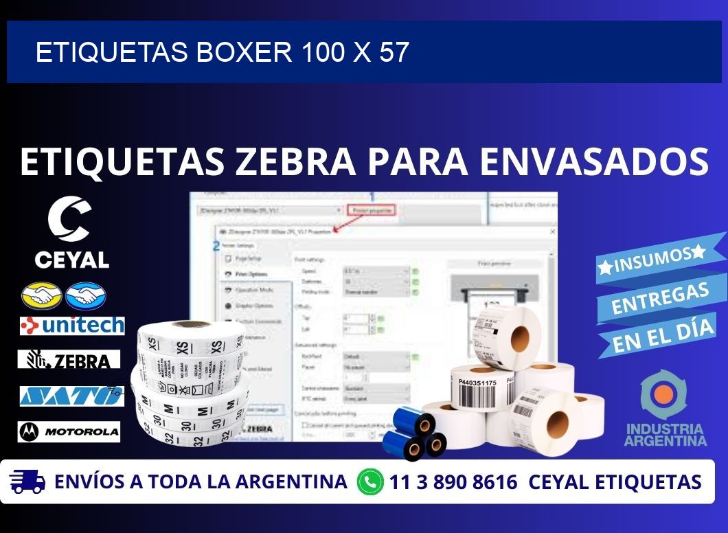 ETIQUETAS BOXER 100 x 57