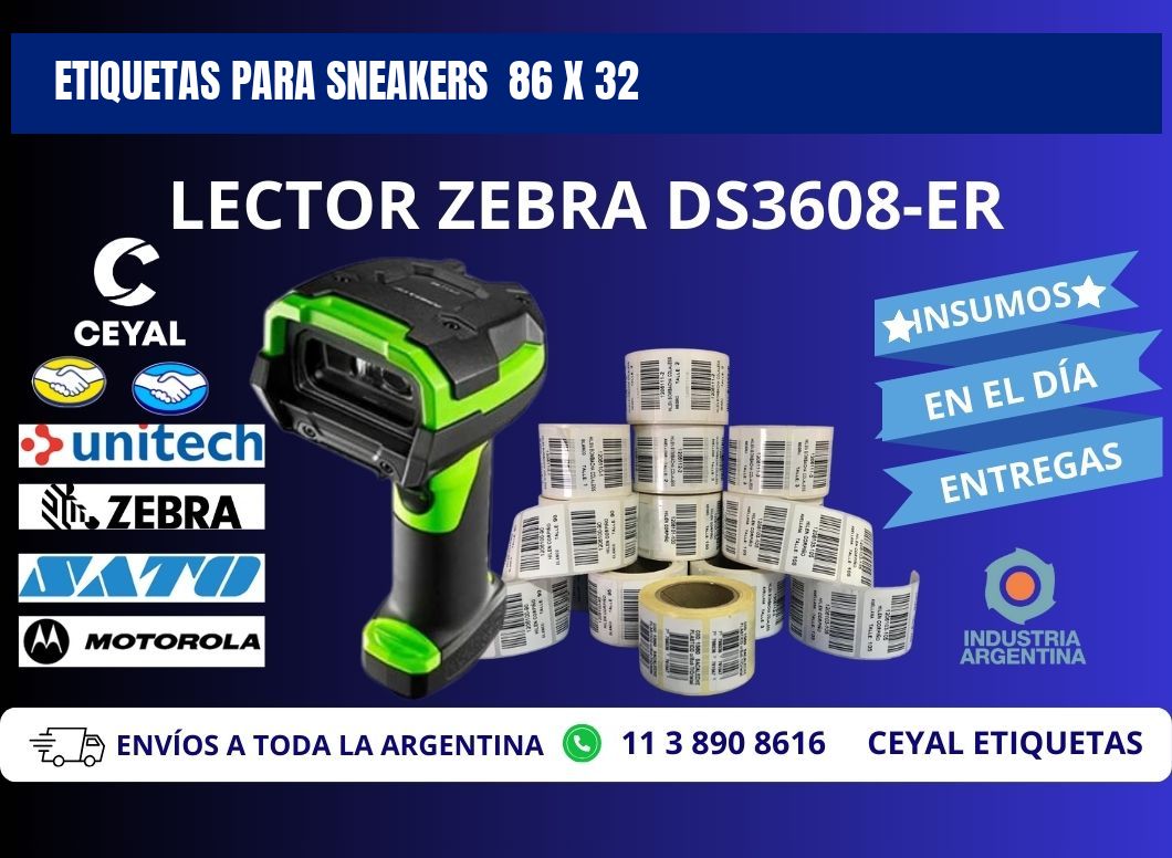 ETIQUETAS PARA SNEAKERS  86 x 32