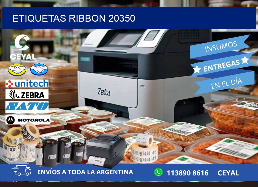 ETIQUETAS RIBBON 20350