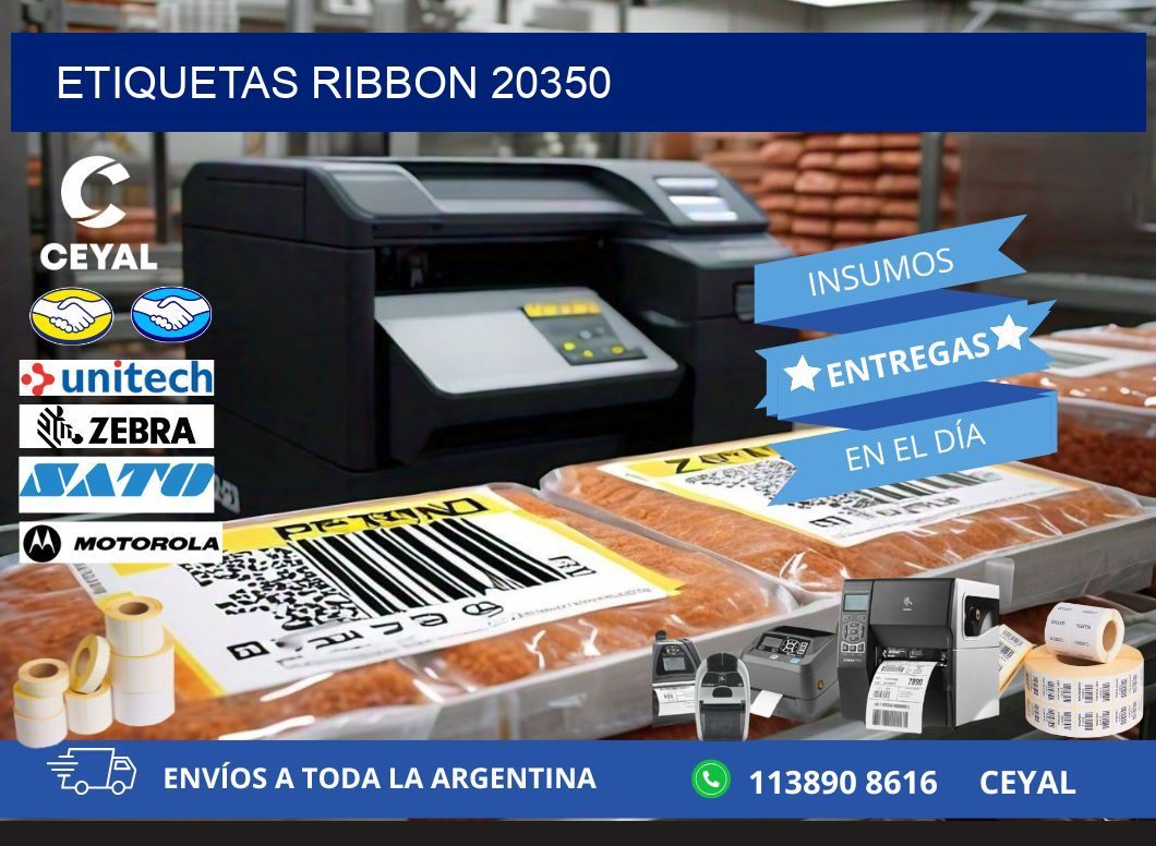 ETIQUETAS RIBBON 20350