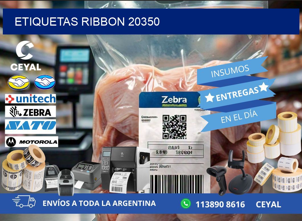 ETIQUETAS RIBBON 20350