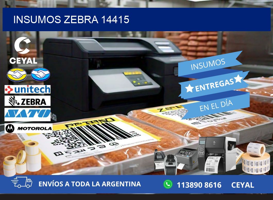 INSUMOS ZEBRA 14415