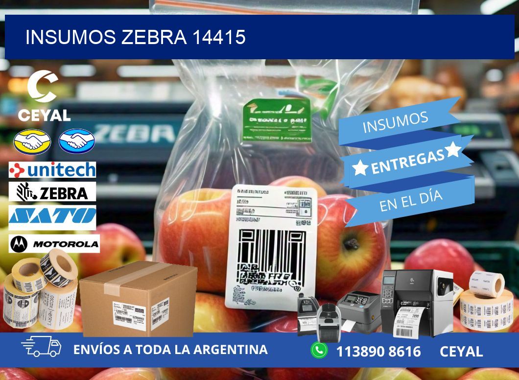 INSUMOS ZEBRA 14415