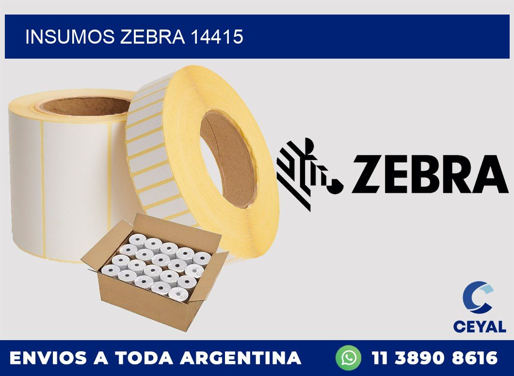 INSUMOS ZEBRA 14415