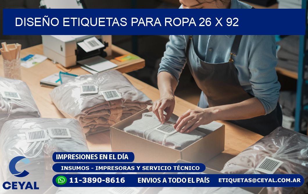 DISEÑO ETIQUETAS PARA ROPA 26 x 92