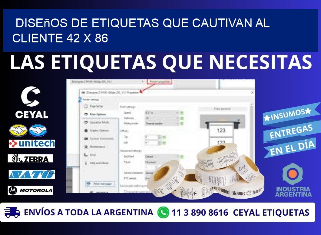 Diseños de Etiquetas que Cautivan al Cliente 42 x 86