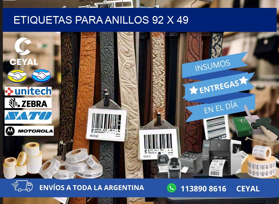 ETIQUETAS PARA ANILLOS 92 x 49