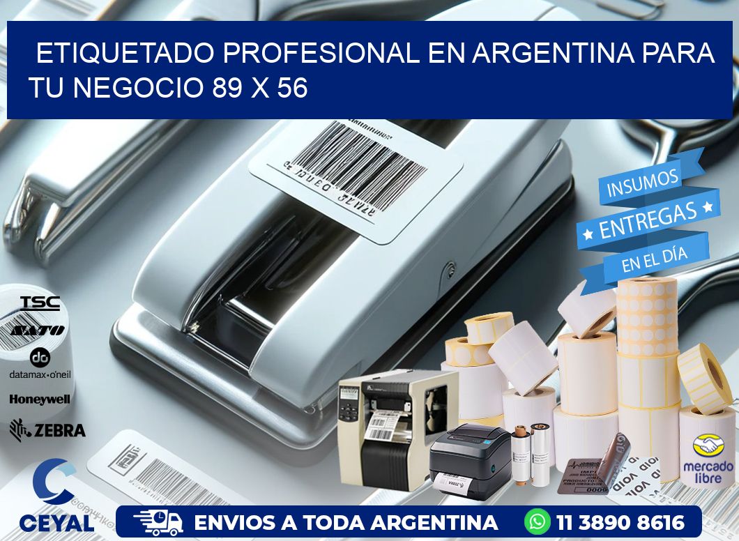 Etiquetado Profesional en Argentina para tu Negocio 89 x 56