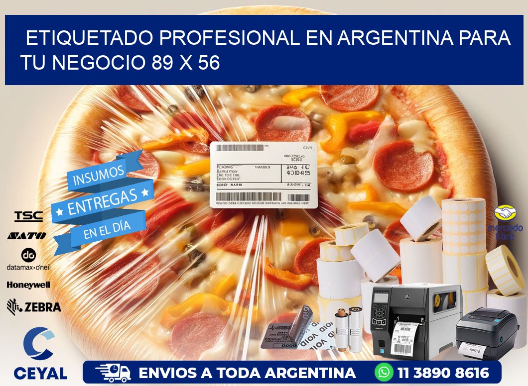 Etiquetado Profesional en Argentina para tu Negocio 89 x 56