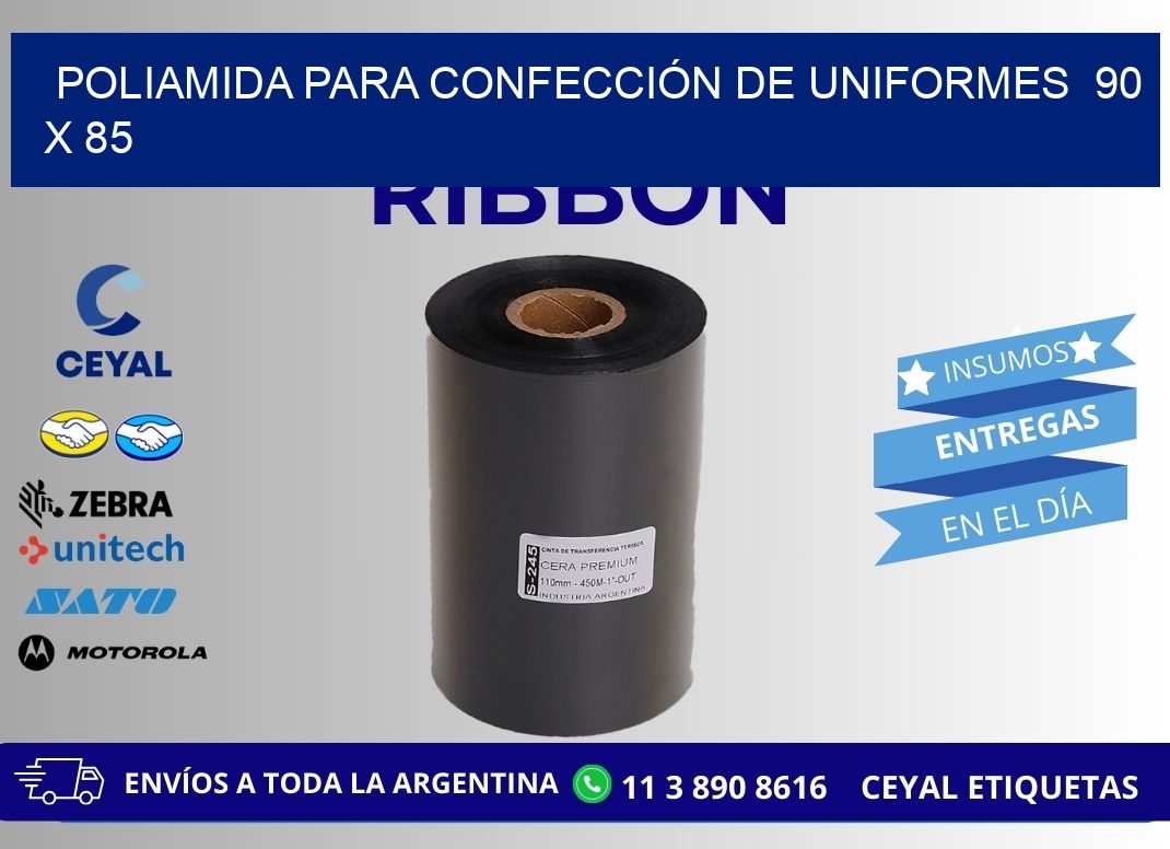 POLIAMIDA PARA CONFECCIÓN DE UNIFORMES  90 x 85