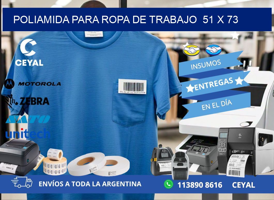 POLIAMIDA PARA ROPA DE TRABAJO  51 x 73