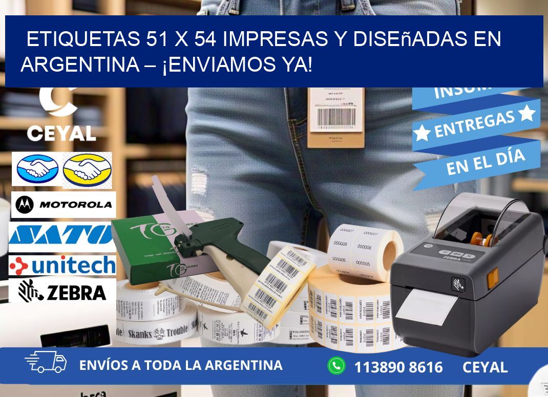 Etiquetas 51 x 54 Impresas y Diseñadas en Argentina – ¡Enviamos Ya!