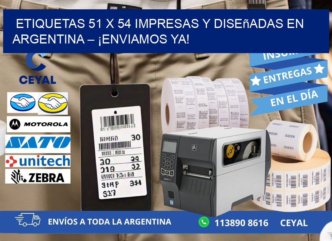 Etiquetas 51 x 54 Impresas y Diseñadas en Argentina – ¡Enviamos Ya!