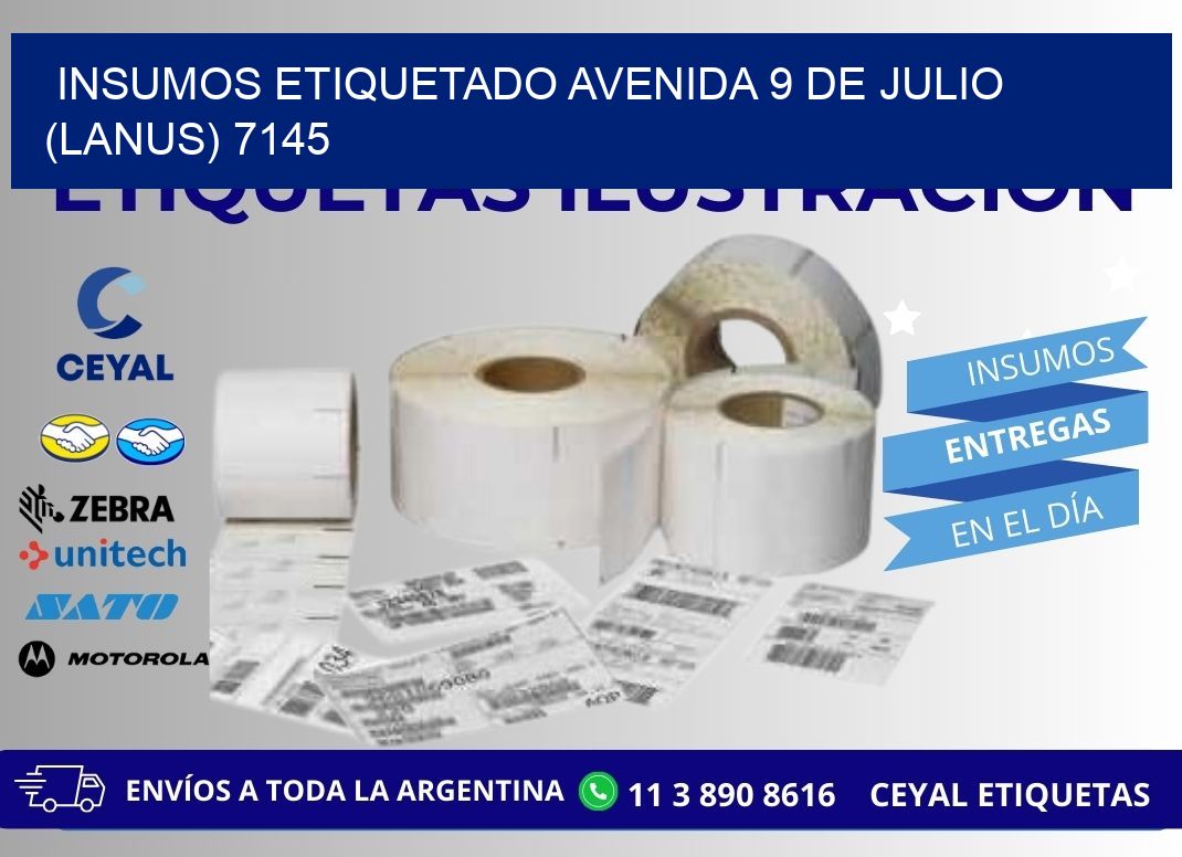 INSUMOS ETIQUETADO Avenida 9 de Julio (lanus) 7145