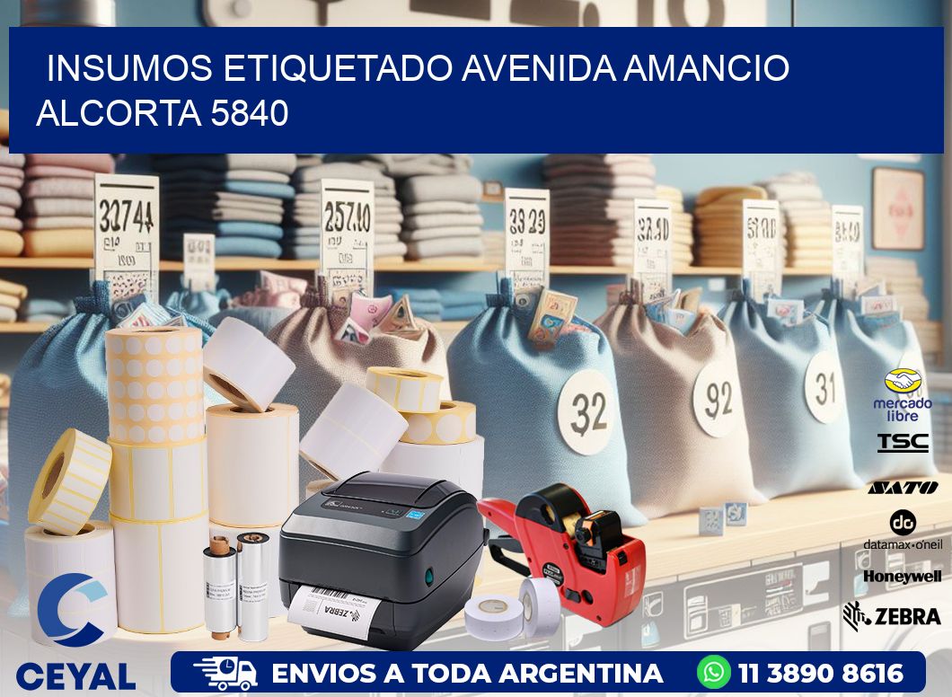 INSUMOS ETIQUETADO Avenida Amancio Alcorta 5840