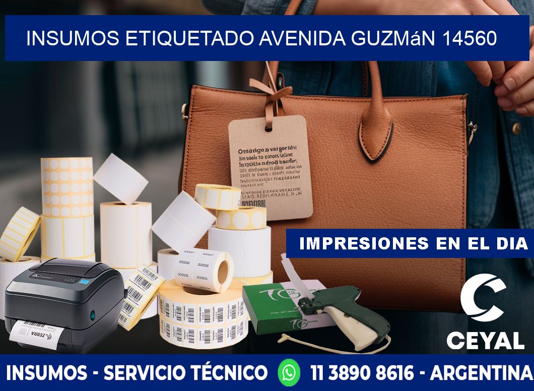 INSUMOS ETIQUETADO Avenida Guzmán 14560