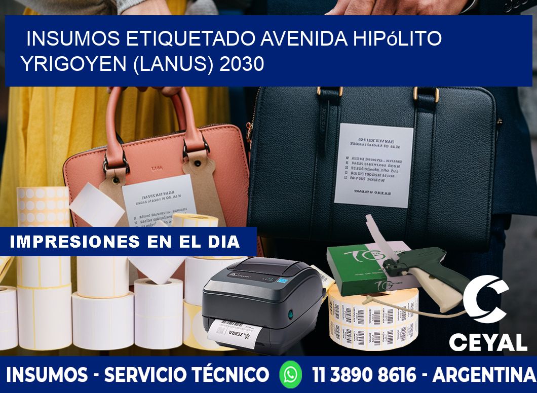 INSUMOS ETIQUETADO Avenida Hipólito Yrigoyen (lanus) 2030