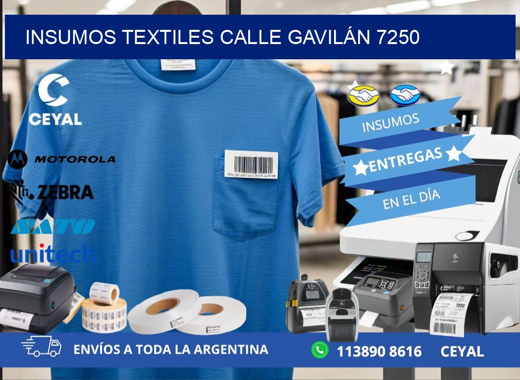 INSUMOS TEXTILES CALLE GAVILÁN 7250