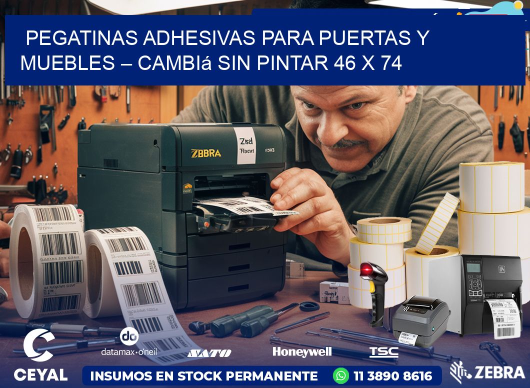 Pegatinas Adhesivas para Puertas y Muebles – Cambiá sin Pintar 46 x 74