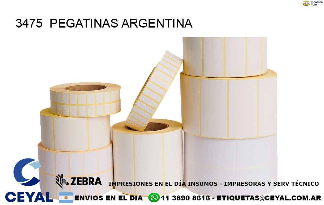 3475  Pegatinas Argentina