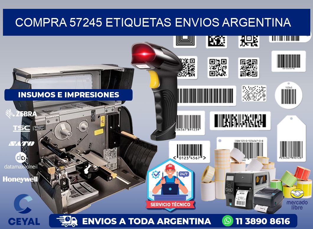 COMPRA 57245 ETIQUETAS ENVIOS ARGENTINA