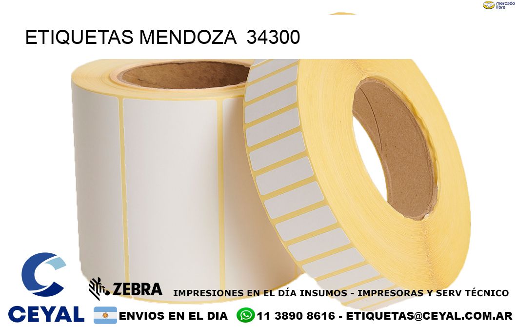 ETIQUETAS MENDOZA  34300