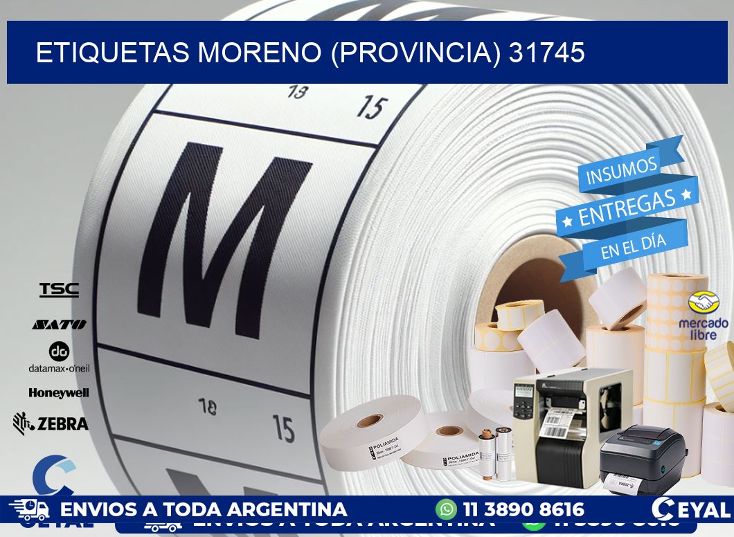 ETIQUETAS MORENO (PROVINCIA) 31745