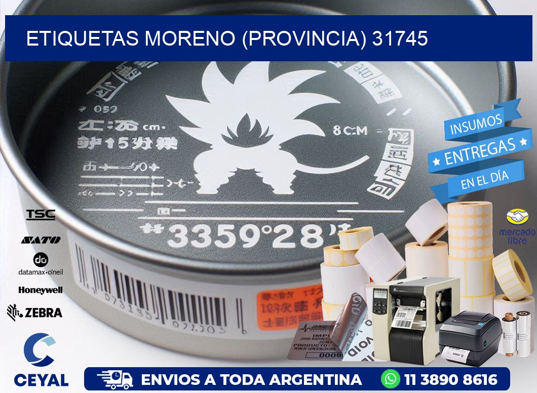 ETIQUETAS MORENO (PROVINCIA) 31745