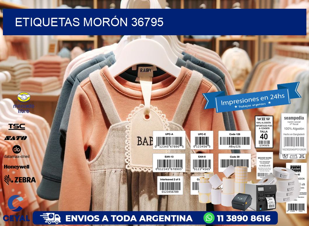 ETIQUETAS MORÓN 36795