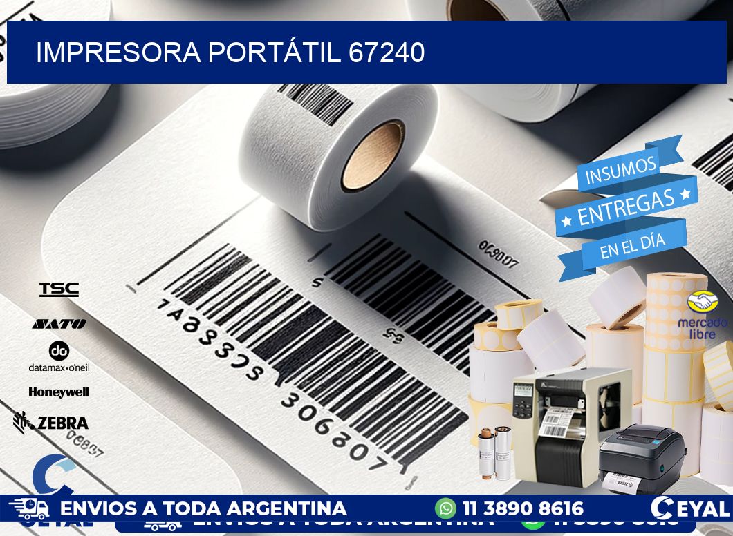 IMPRESORA PORTÁTIL 67240