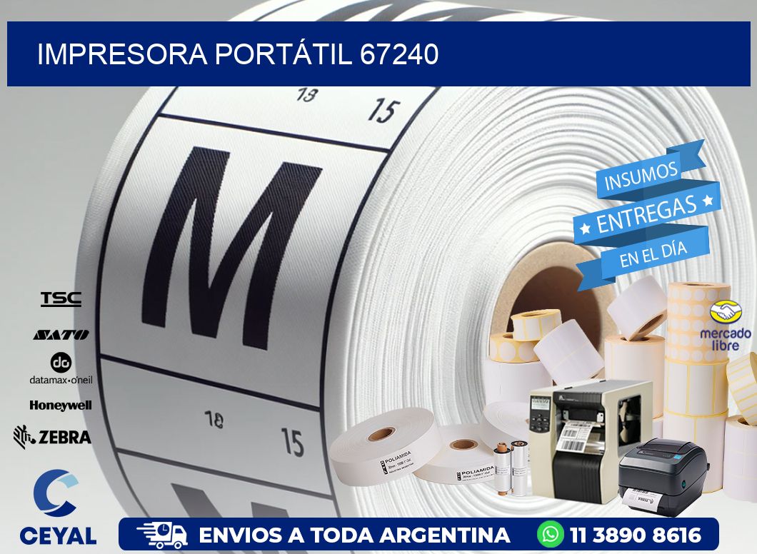 IMPRESORA PORTÁTIL 67240