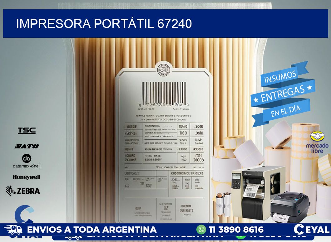 IMPRESORA PORTÁTIL 67240